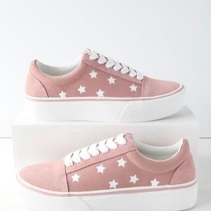 Pink star Sneakers